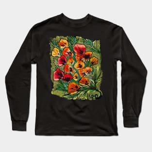 Poppies Long Sleeve T-Shirt